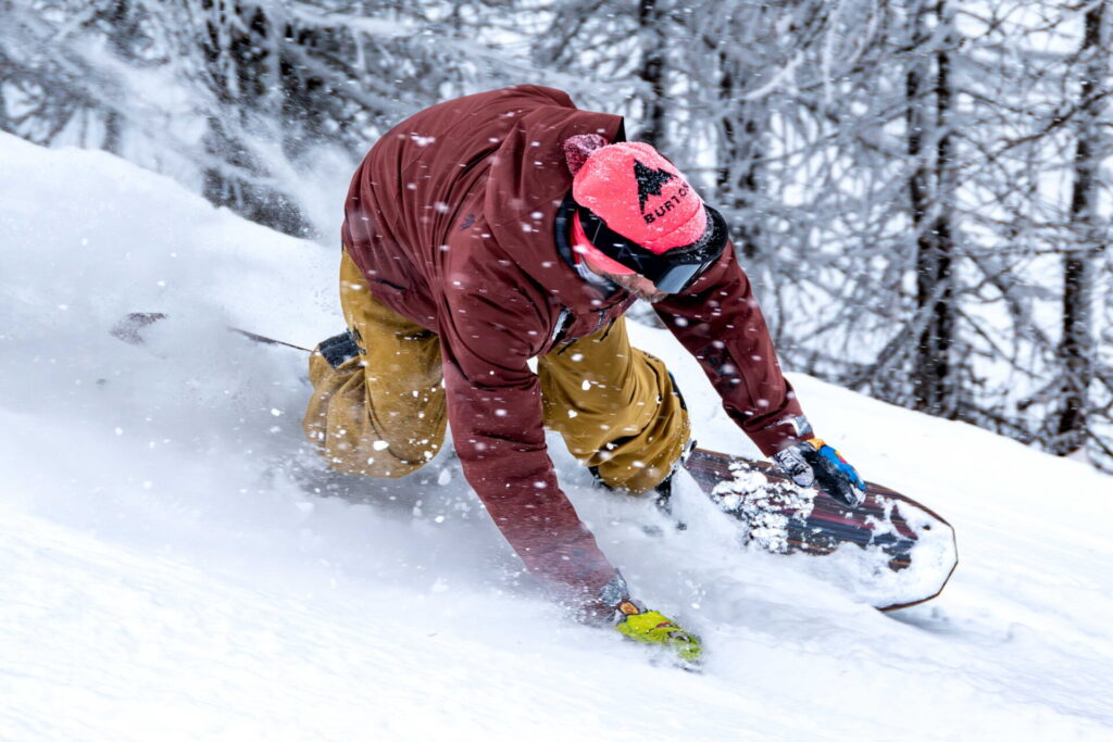 fotografie in azione sulle piste da sci di Sestriere